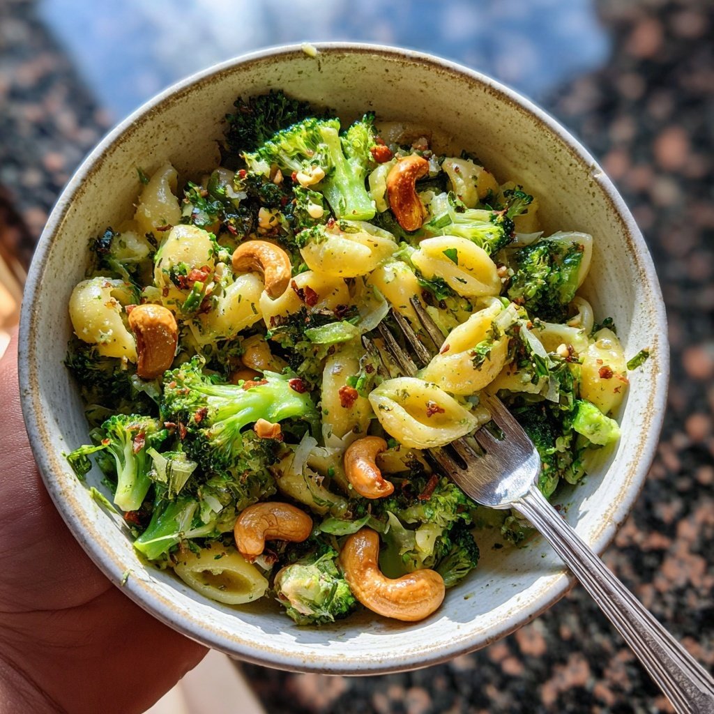 Brokkoli Cashew Pasta
