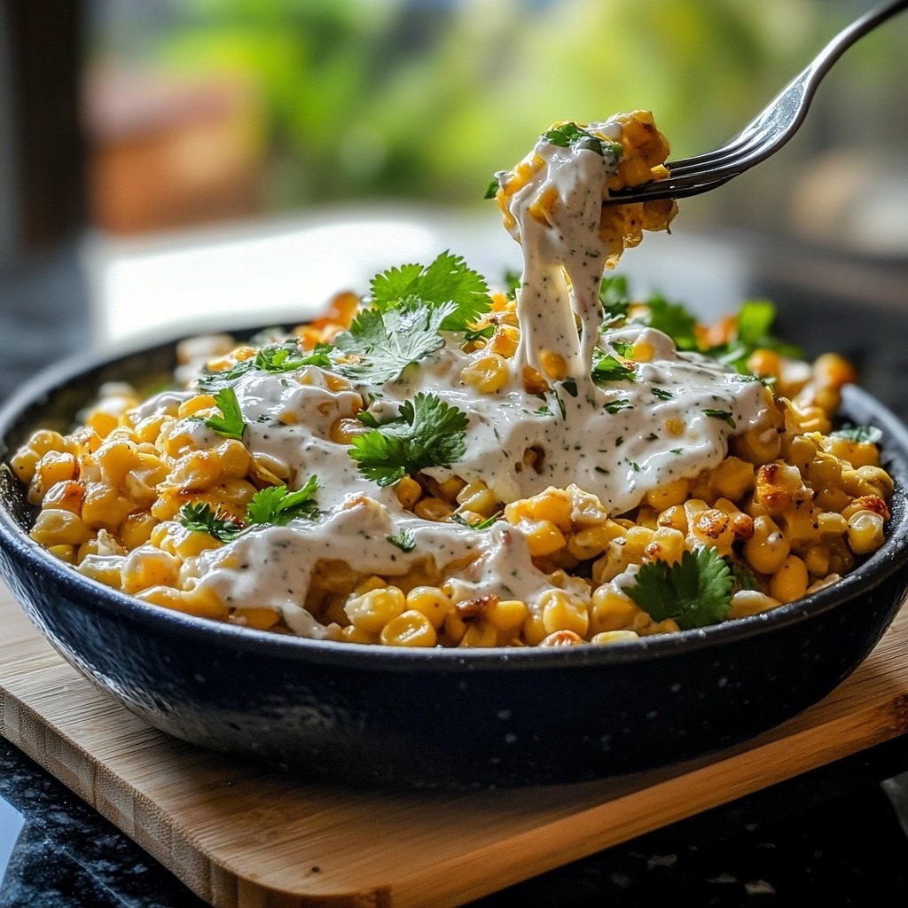 Street Corn Hähnchen Reis Bowl