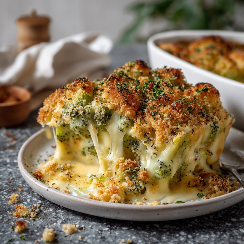 Brokkoli Auflauf Mit Frischkäse