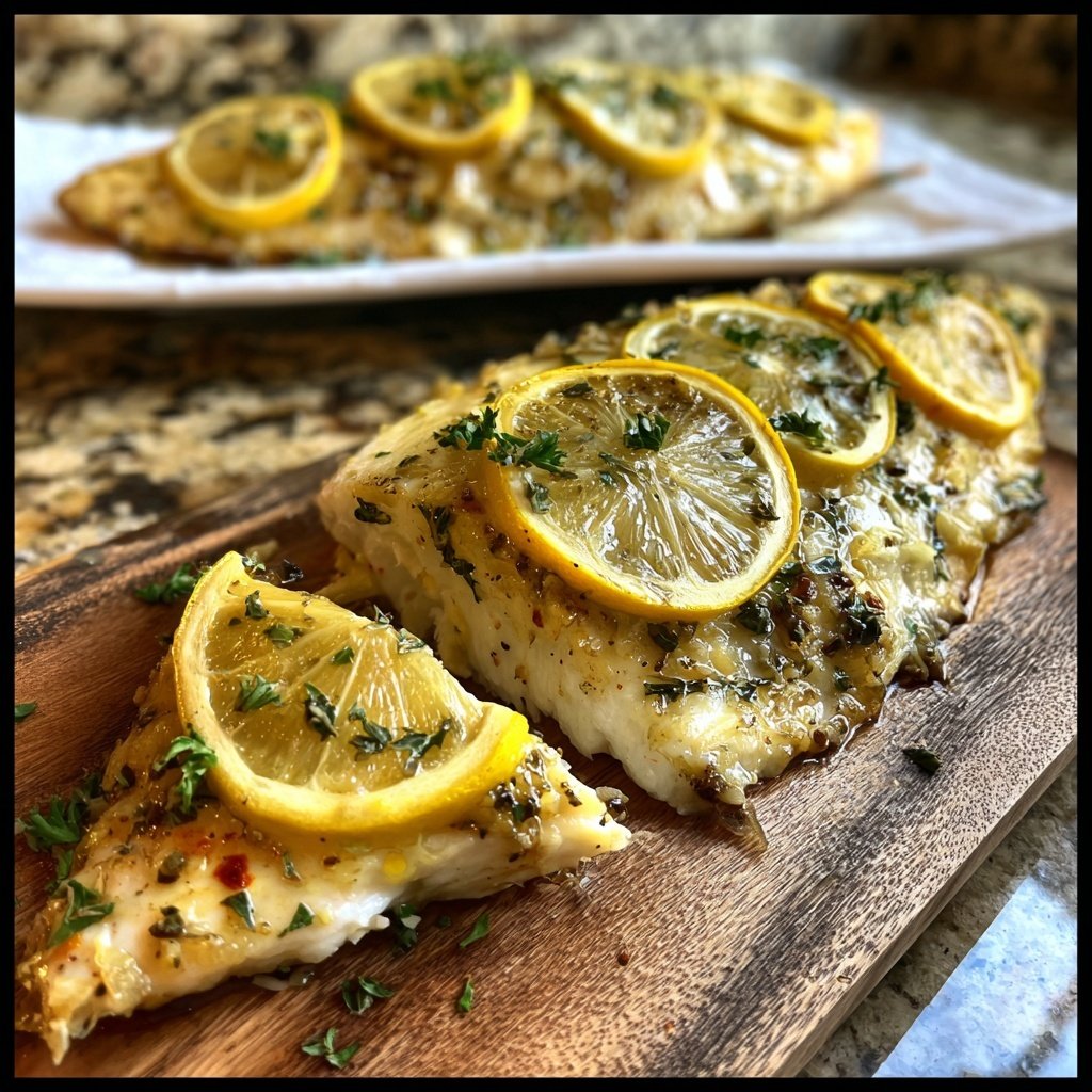 Gesund & Leicht Zitronen-Gegrillter Fisch