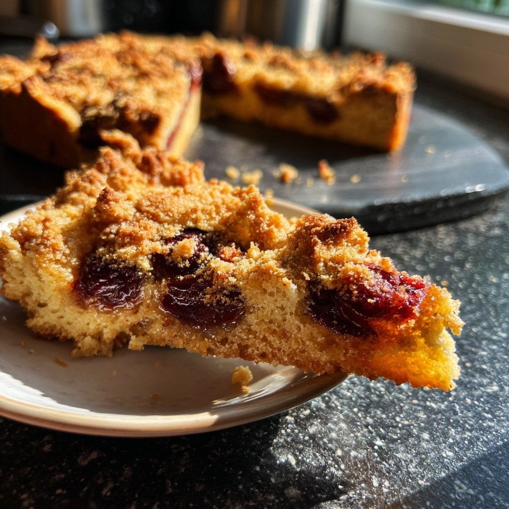Streuselkuchen Mit Kirschen