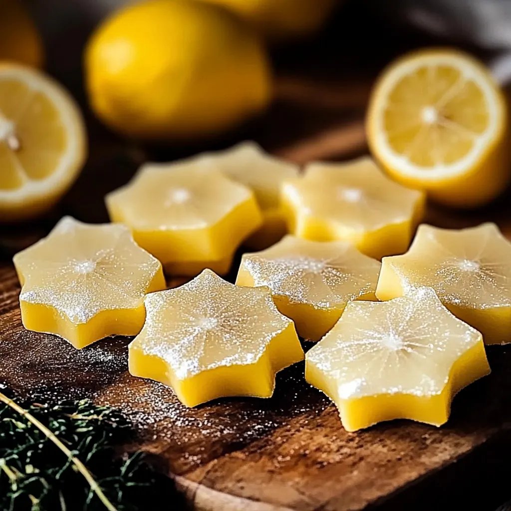 Zarte Zitronensterne