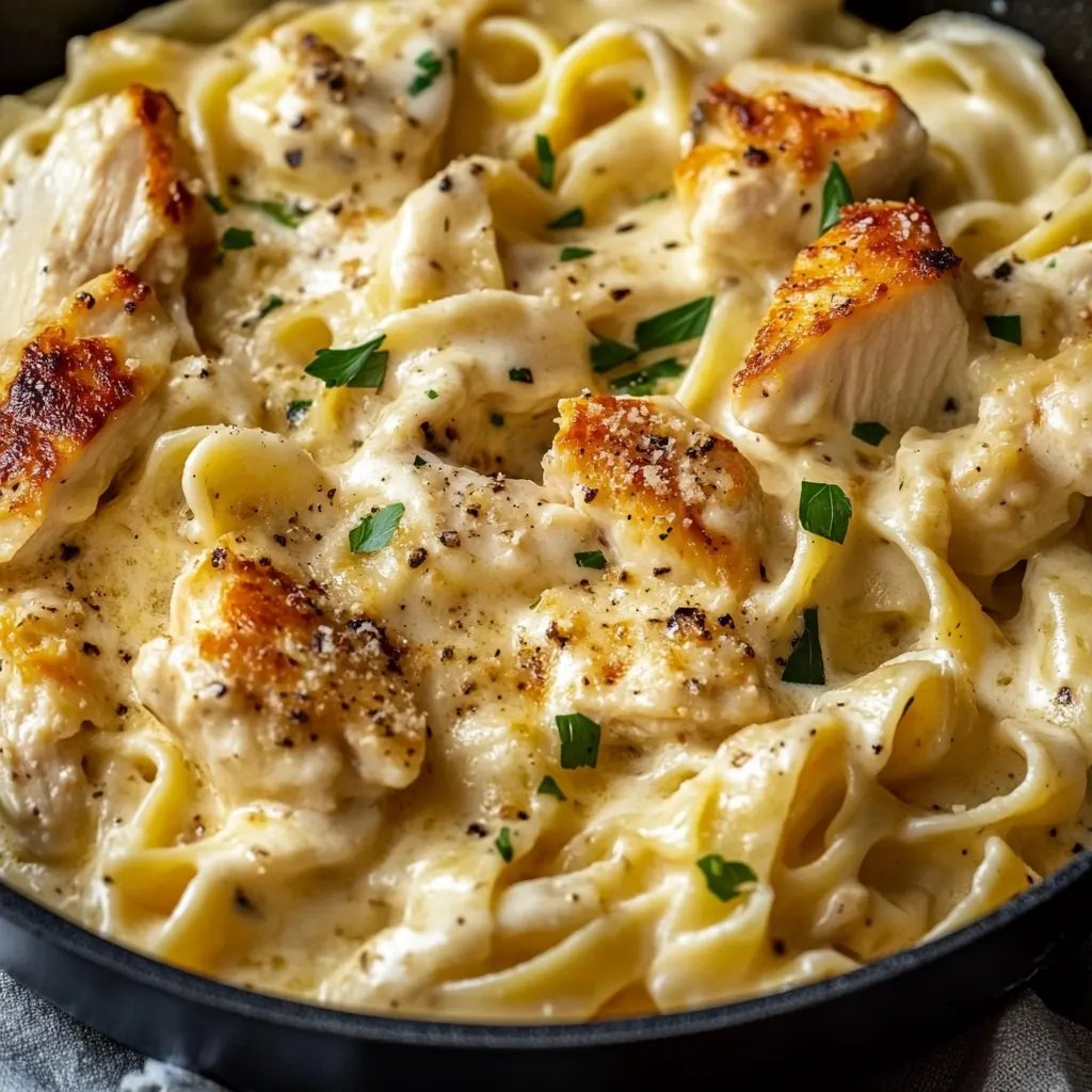 Hähnchen Alfredo Pasta