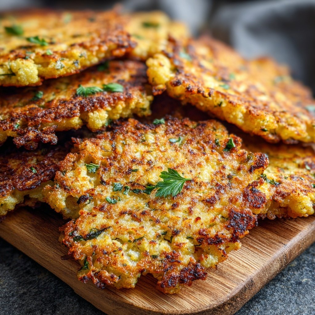 Blumenkohl Bratlinge