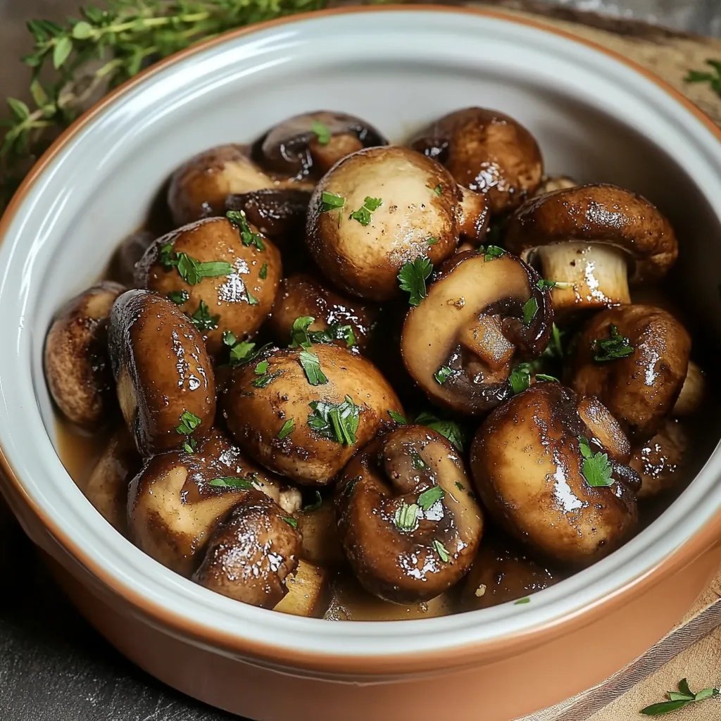 Champignons wie vom Weihnachtsmarkt