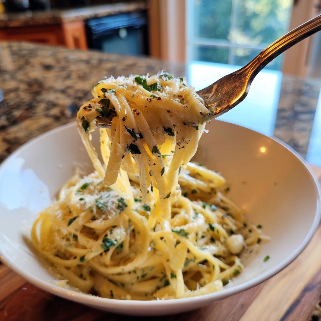 Schnell & Einfach 15-Minuten Knoblauchpasta